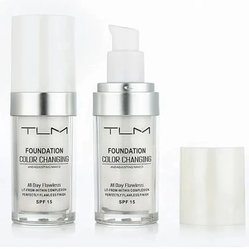 TLM Foundation Magic Color Changing Foundation Liquid Soft Matte Long Lasting Hydrating Makeup Base Maquiagem Concealer 30ml