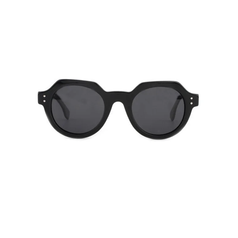 

2023 High Quality Thick Acetate Sunglasses Men Brand Designer Rivet Square Sun Glasses For Women