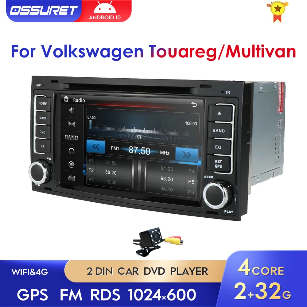 Автомобильный DVD стерео радио для VW Volkswagen Touareg Transporter T5 Multivan 2004-2009 GPS Bluetooth