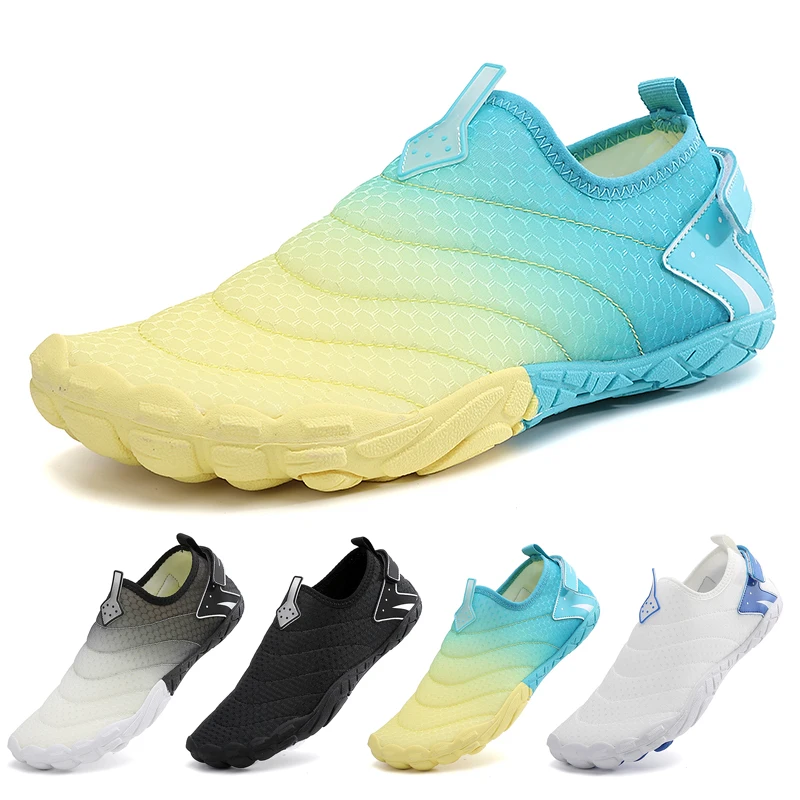 Wear-resistant wading swimming shoes 35-47 size outdoor water sports shoes indoor fitness shoes