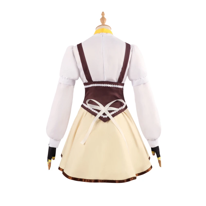 Женский костюм для косплея ANIMECC Puella Magi Madoka Magica, косплей Tomoe Mami, парик, головной убор, аниме, на Хэллоуин (art.: 3920c4e48c44e) - 3920c4e48c44e