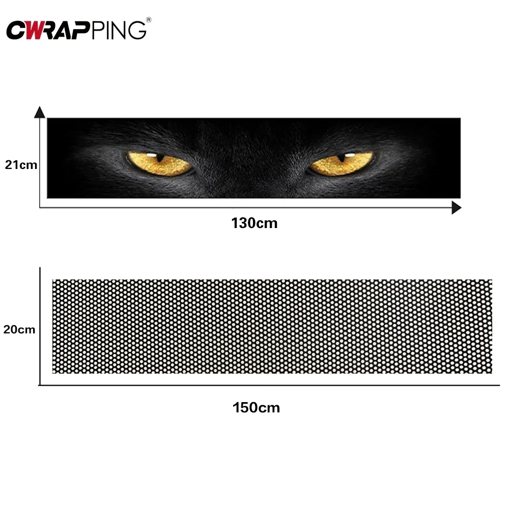 Car Front Window 3D Vinyl Film Rear Gear Sunshade Decorative Film Auto Anti-UV Privacy Sunshade Window Stickers Car Accessories car sunshade,windshield sunshade,windshield sun shade