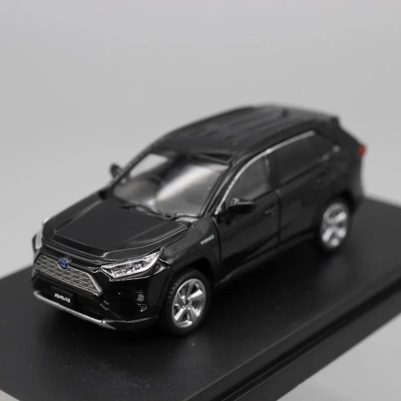 LCD alloy 1/64 sports car model RAV4 proudly displays the
