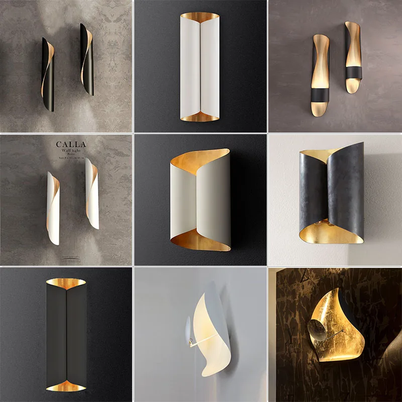 

Modern Iron Lustre Wall Lamps for Living Room Bedroom Dining Loft Decor Home Nordic Led Bedside Wall Light Industrial Lighting
