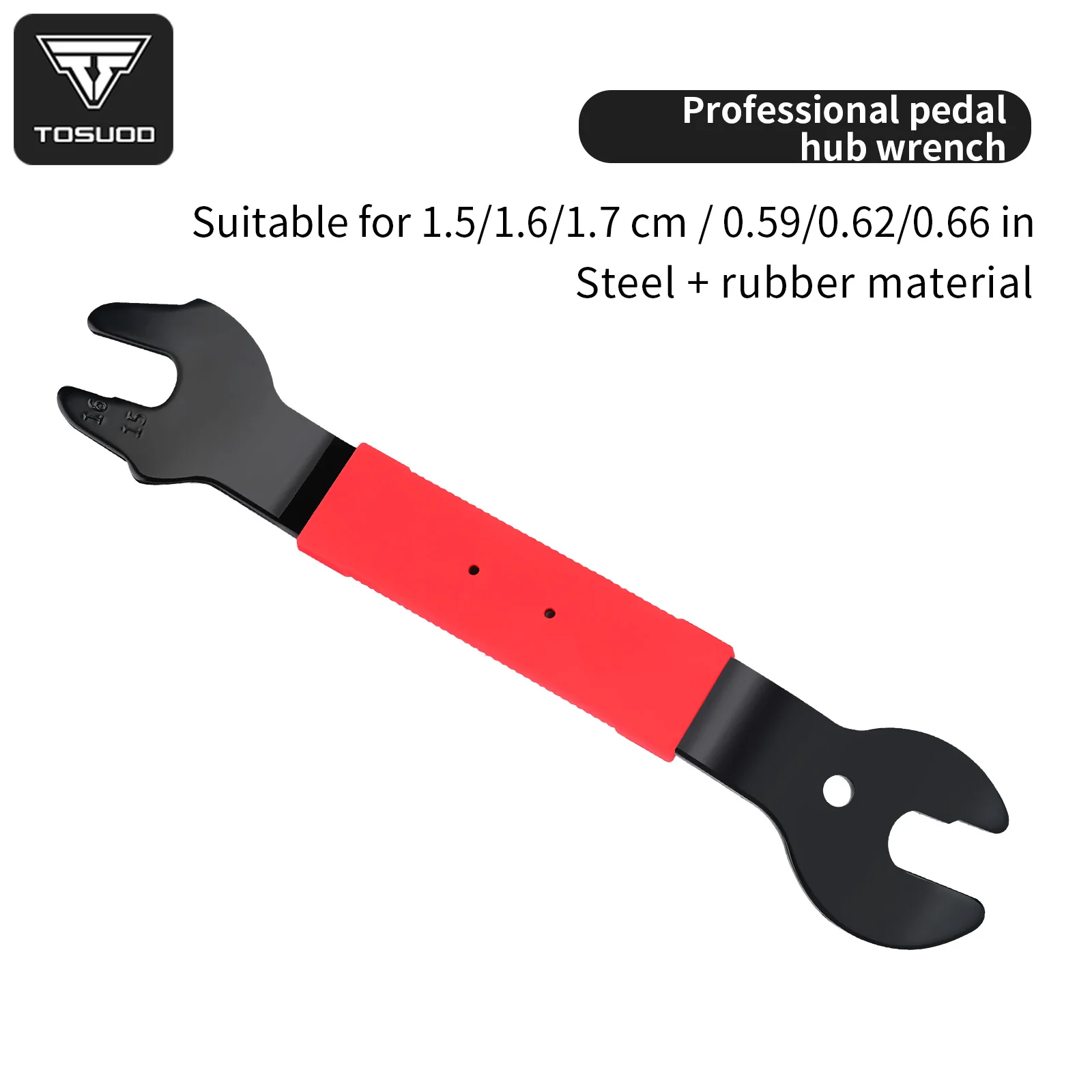 TOSUOD Bicycle Repair Wrench 15/16/17mm Sturdy Disassembly Tools