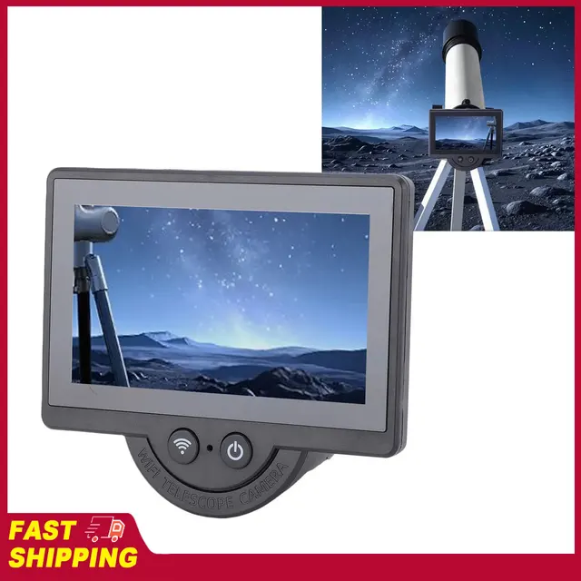 Caméra oculaire numérique pour télescope avec écran de 4,3 pouces, WiFi, enregistrement via application pour télescopes de 26 mm à 47 mm 1