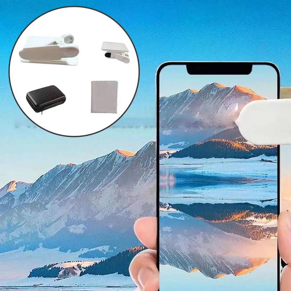 

Universal 2in1 Anti-Reflection Phone Hood & Filter Clip For Mobile Cell Phone Smartphone Reflection Shooting Period O3O2