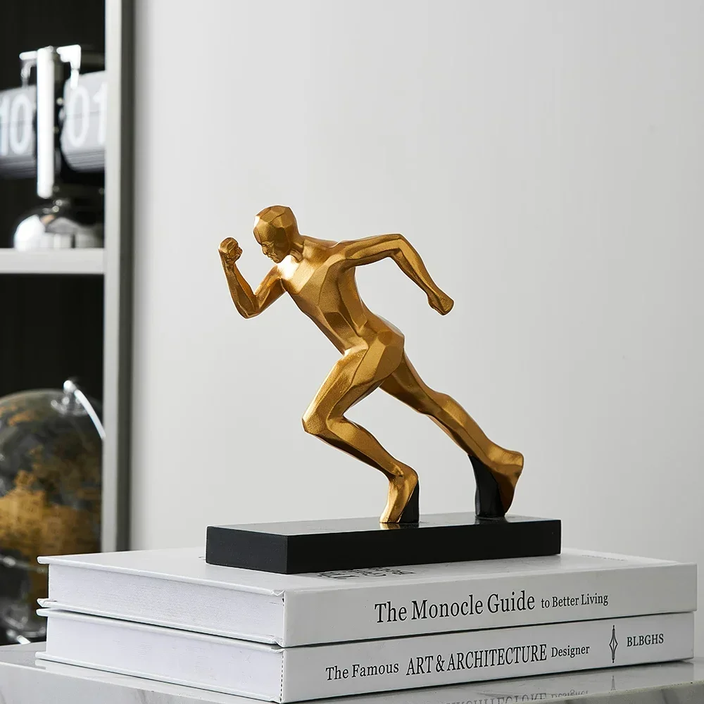

Nordic Decoration Home Gold Runners Sculpture and Figurines for bookshelf Decor Desk Accessories office shelf Abstract Statue