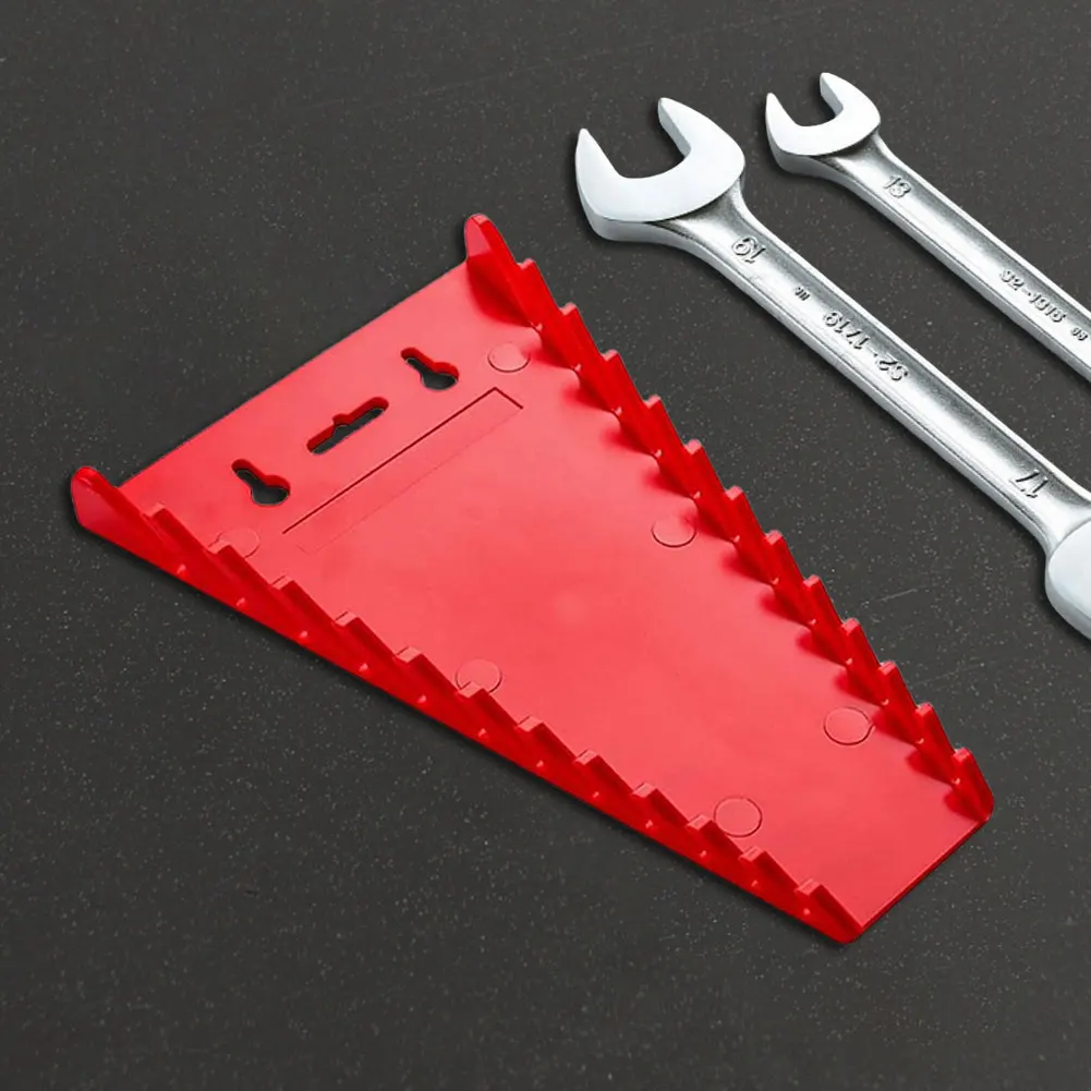 Magnetic Wrench Rack Organizer Wall Mounted Tray Sockets Storage Tools Rack Sorter Standard Spanner Holders Home Wrench Holder tool organizer wrench organizer wrench holder