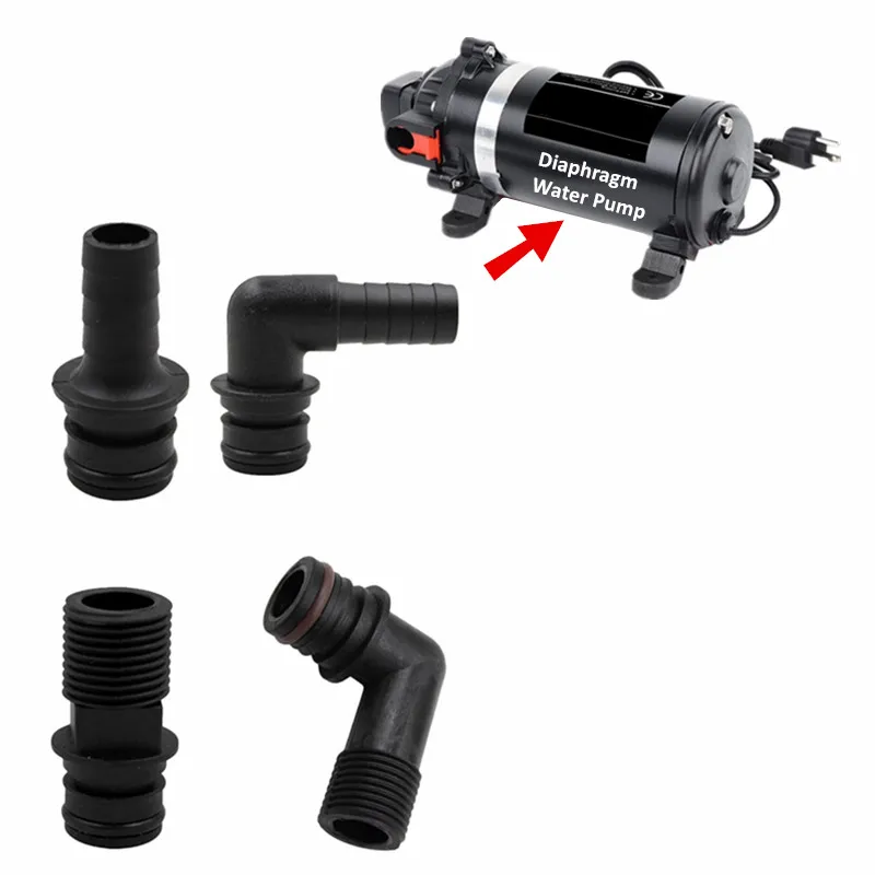 1/2" Hose Barb Quad Port Fitting For Macerator Water Pump hose barb fitting
