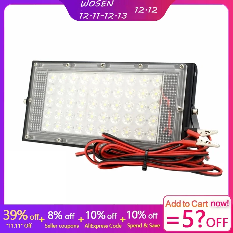 Foco led exterior 200W 12V/24V negro