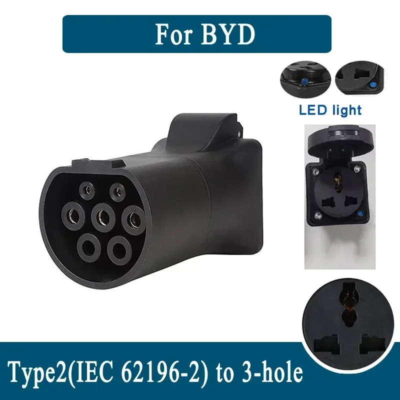 V2L Electric Car Discharge Adapter For BYD Atto 3 GBT To Schuko