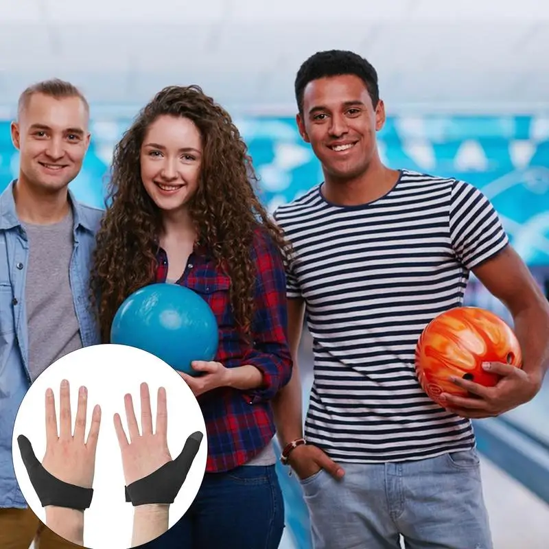 Bowling Thumb Stabilizer Thumb Saver Protector guanto per Bowling stabilizzatore per pollice regolabile guanto da Bowling Bowling Thumb Saver - immagine 2