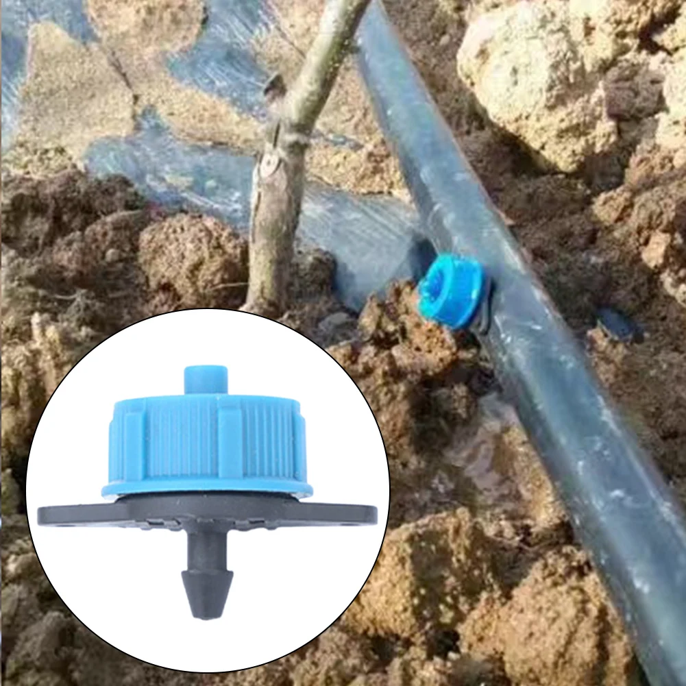 100pcs Pressure Compensating Drip Emitters Micro Connectors 2L/4L/8L Drip Irrigation Emitters Garden Irrigation System