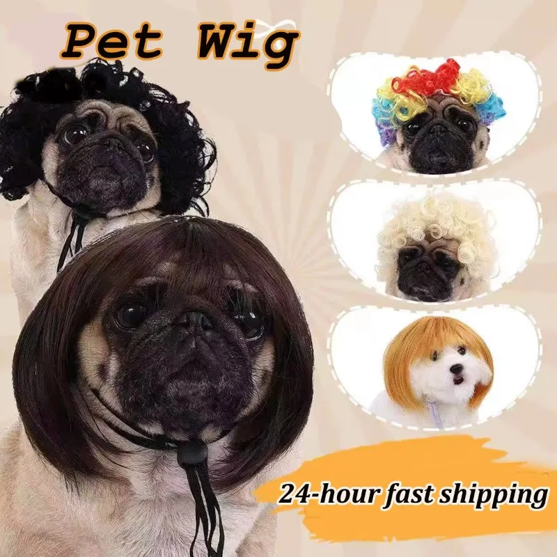 Funny Pet Costume Wig 5