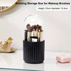 Makeup Brush Holder with Lid 360 Rotating Makeup Brush Holder Organizer for Vanity Desktop Countertop Dresser Table 6