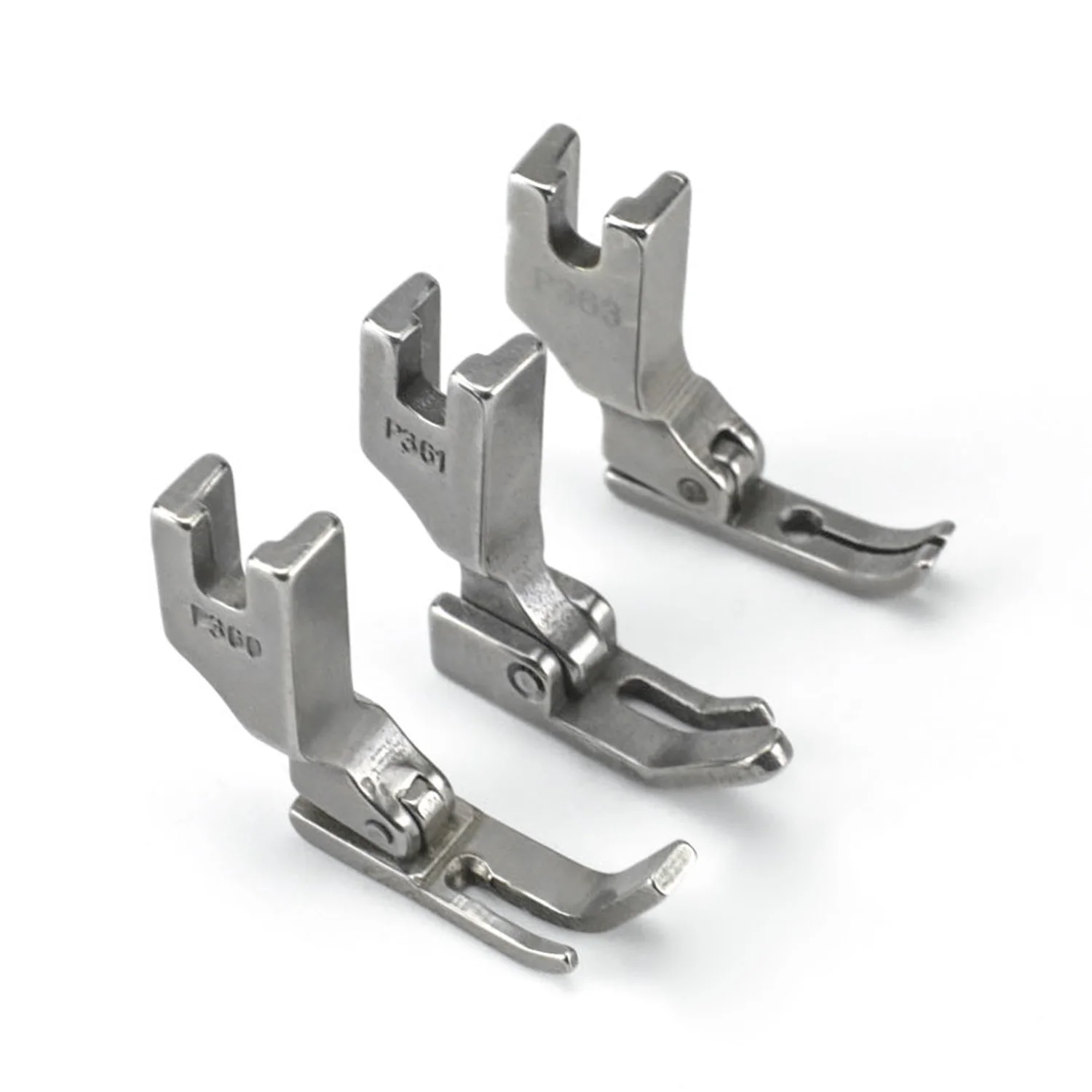 

P360 + P361 + P363 Zipper Foot For Industrial 1-Needle Lockstitch Sewing Machine JUKI BROTHER SINGER JACK CONSEW (3 PCS/Lot)