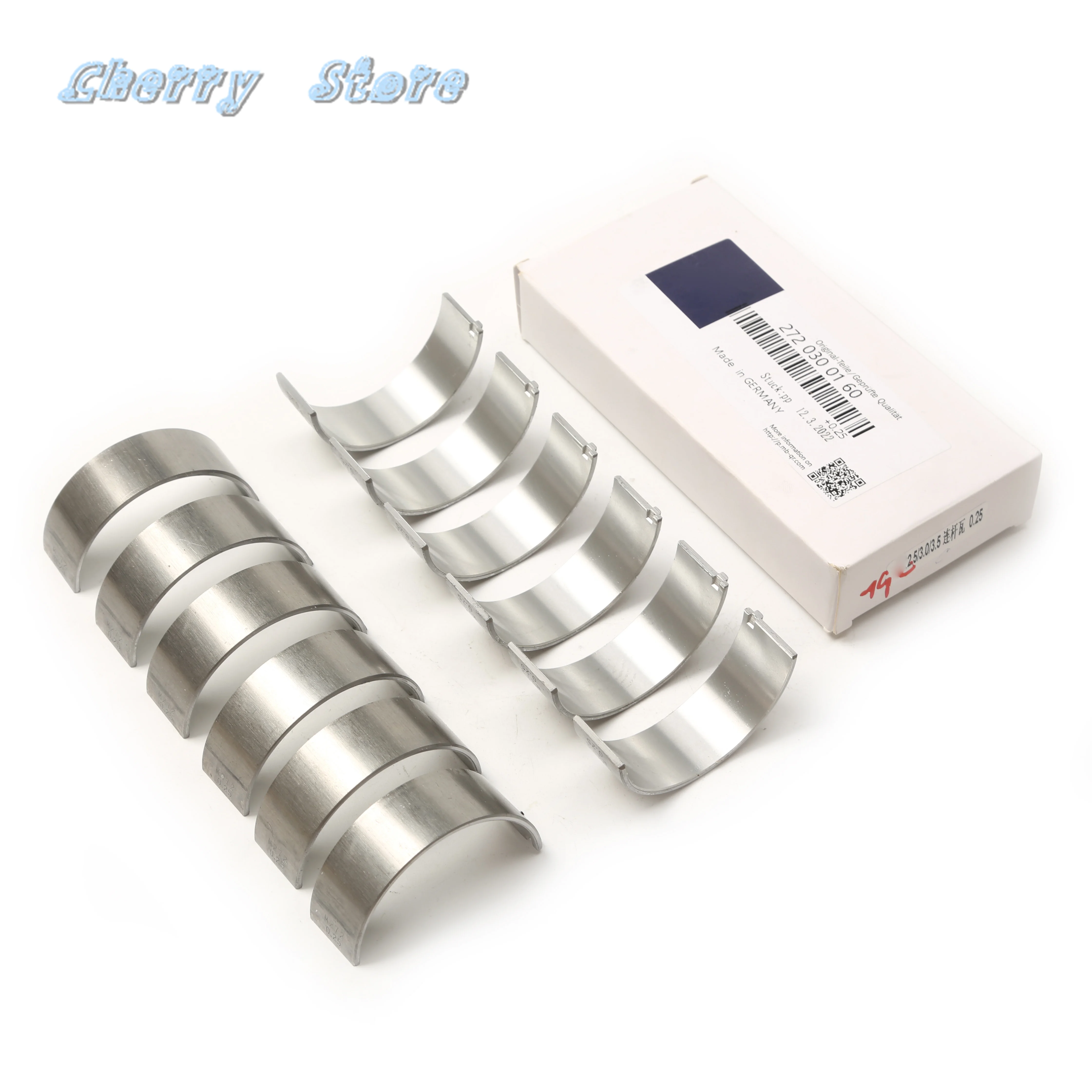 

Engine Connecting Rod Bearings Set Oversized 0.25MM For BENZ C 230 CLC 350 CLS 280 E 300 ML 300 4-matic 2720300060 WG1200384