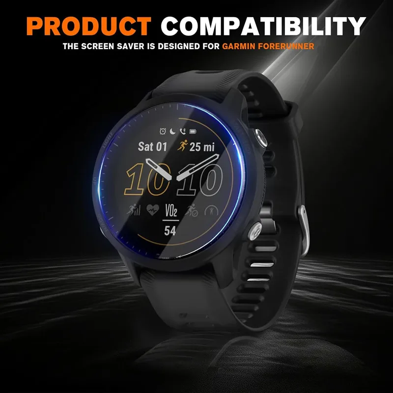 Garmin Forerunner 965 955 945 935 735XT 165 265 255 265S 255S 시계 화면 보호기 긁힘 방지 필름용 강화 유리 1-5개