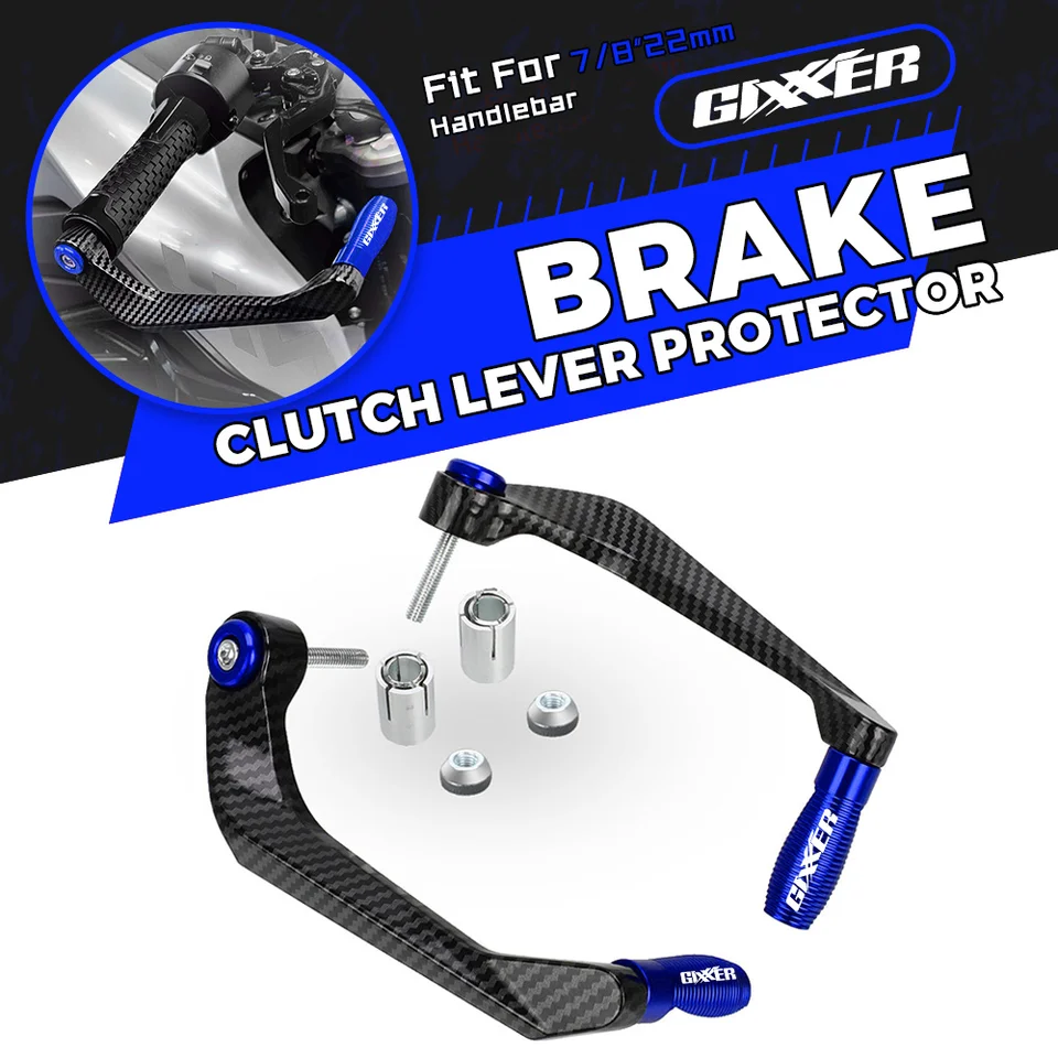 Motorcycle Brake Clutch Lever Guard Hand Protector Carbon Fibre Black - View #6