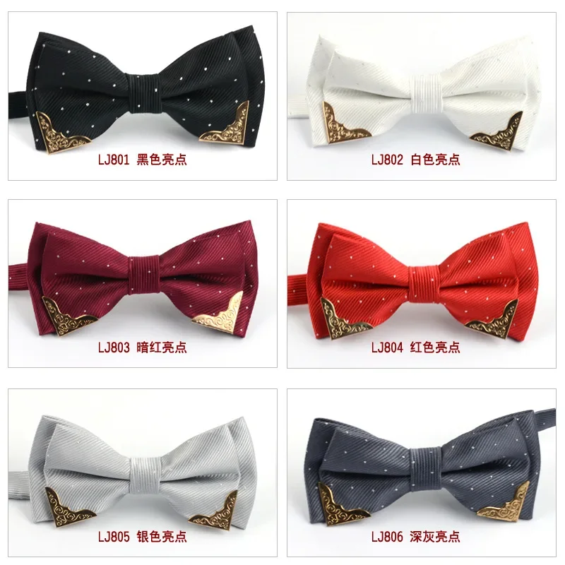 Inlaid Phnom Penh Wedding blue red wool Women children velvet boy girl men flexible green color bow tie black accessories