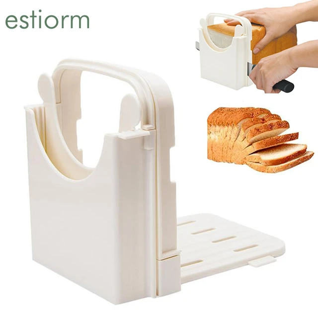 Bread Slicer Guide, Folding Adjustable Bread Slicer, Fast Slicing,  Thickness Uniformity, Bread Slicer Knife, Bagel Sandwich Slicer Toast, Bread  Cutter
