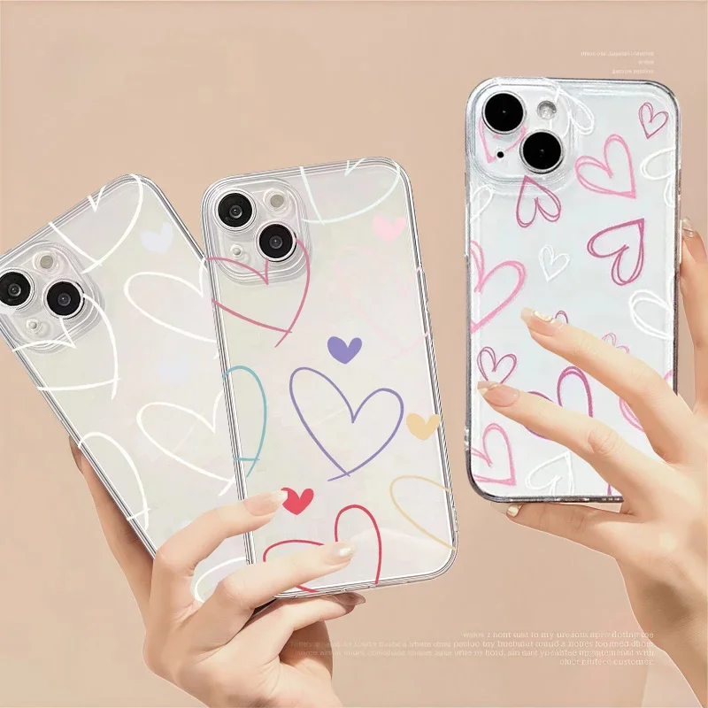 Love Heart Design Phone Case Cover