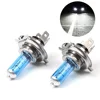 2PCS Super White H4 55W DC12V Bi-Xenon HID High Low Beam Headlight Bulb 6000K Light Lamps Su Car Parts 1