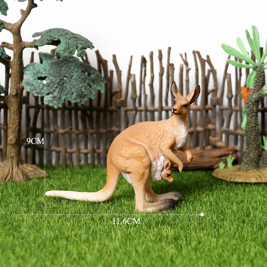 Realistische australische Tierfiguren zum Wildtieren, Emu Koala, Schnabeltier, Känguru, Echidna, Tasmaniandevil, Wald, Modellfiguren, Spielzeug – Detail 39