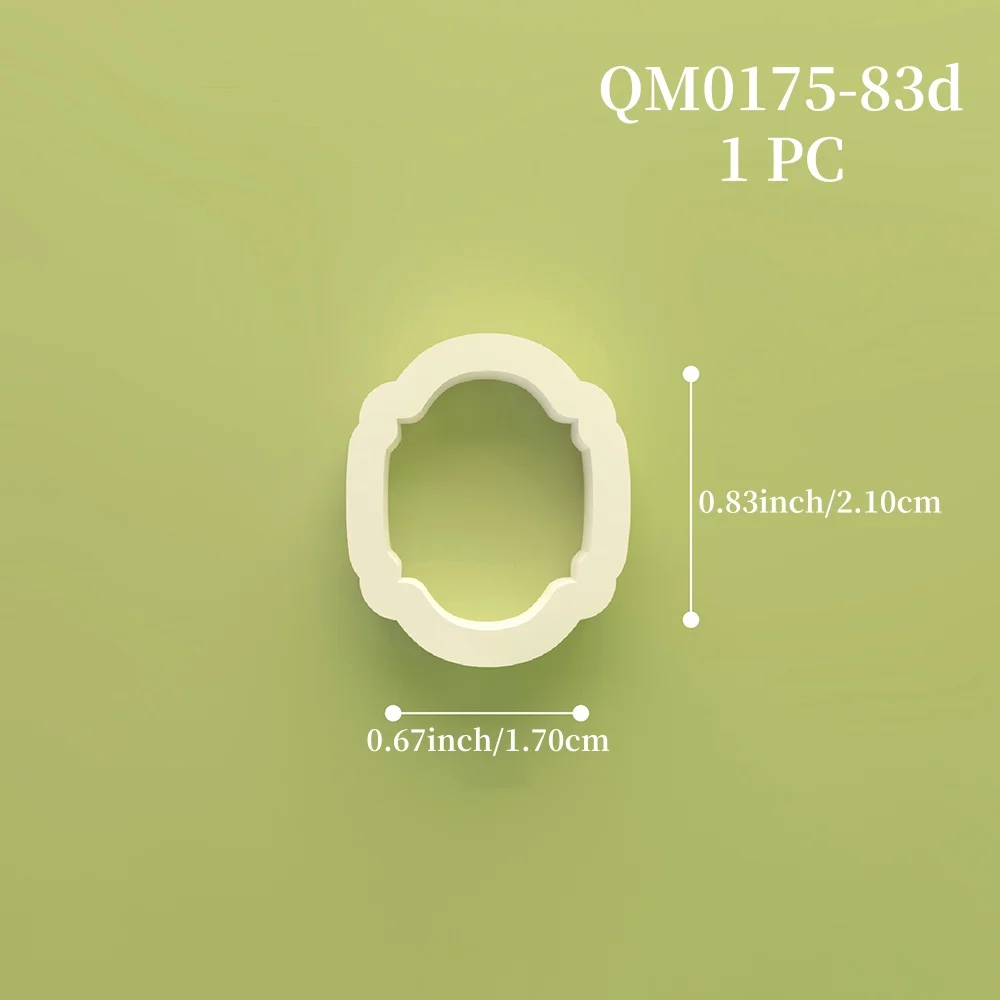 1 Stück Rahmenform Weiche Keramik Polymer Clay Schneider Prägewerkzeuge für DIY Ohrringe & Schmuck Basteln, Schmuckherstellung Handwerkzeuge – Detail 5
