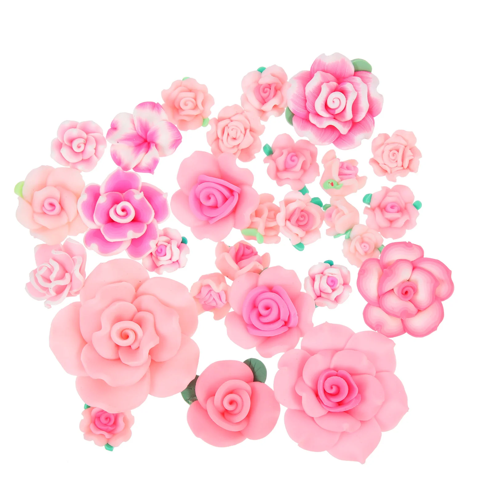

28pcs Phone Shell Ornament Flower Phone Case Decors DIY Phone Cover Decor