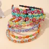 Ins Daisy Colorful Hair Hoop Girl Delicate Broken Bangs HairBand Children Daily Party Dress Up Hair Accessories Gift 3