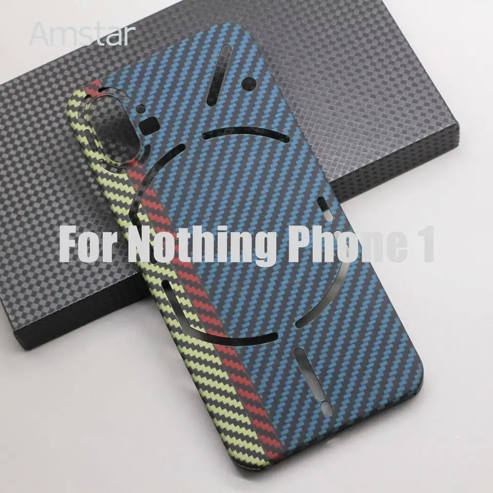 

Amstar Трехцветный Полосатый телефон из углеродного волокна для ничего телефона 1 ультратонкий противоударный высококачественный телефон из арамидного волокна 1 жесткий чехол