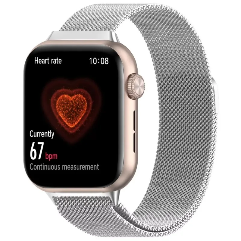 Milanese Magnetic Stainless Steel Business Watchband Bracelet - Adjustable Metal Loop Strap
