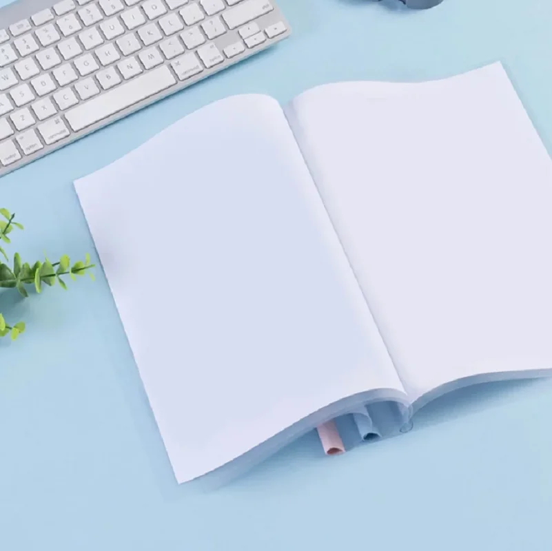 A4 Transparent File Folder Sliding Bar Report Covers Documents Report Display Cover Organizer Stationery Office School Supplies 3