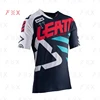 MTB LEATT JERSEY Motorcycle Mountain Bike Downhill Jersey Short sleeve Bicycle Locomotive Shirt Cross Country Mountain Jersey MX 2
