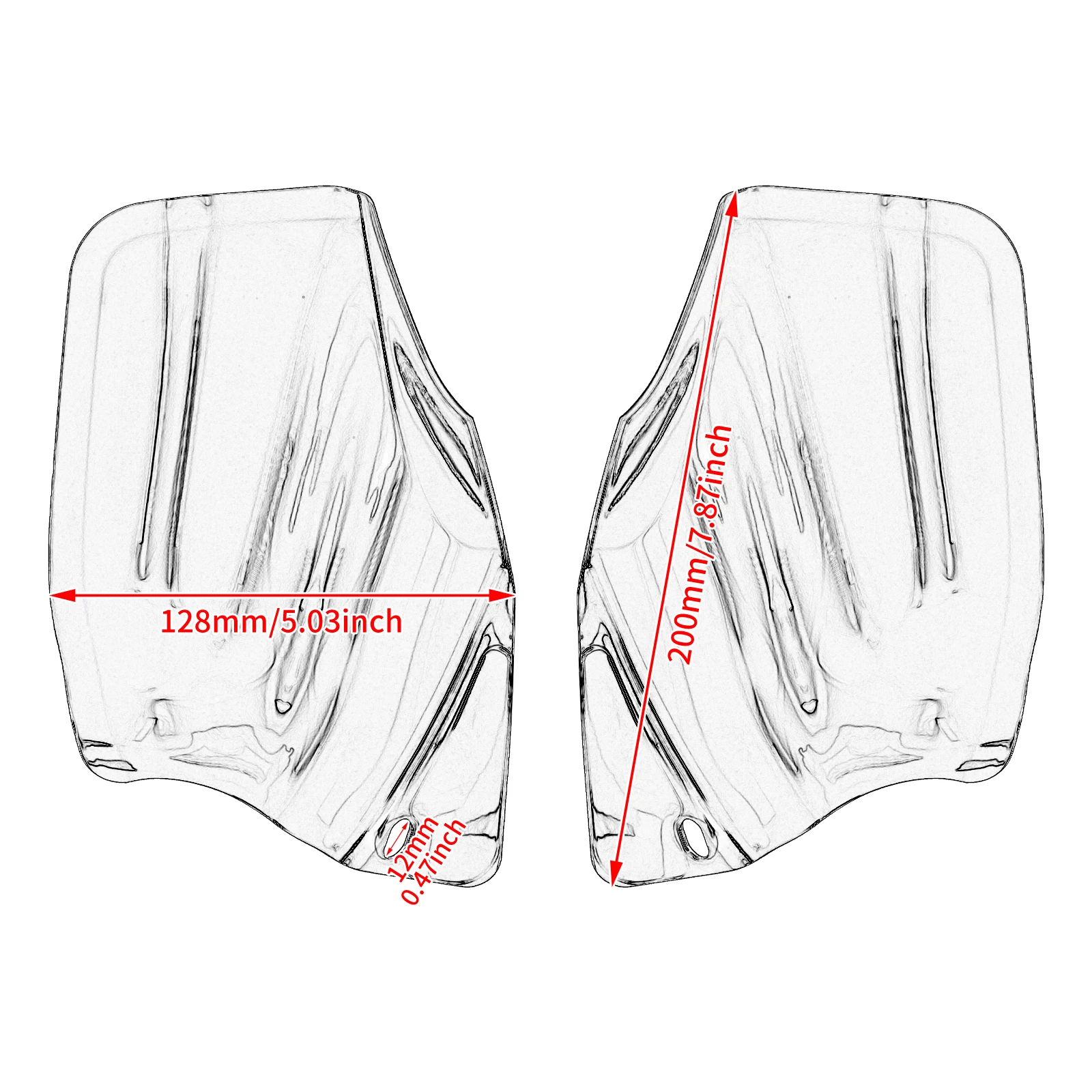 HCmotorku Boucliers De Selle Réfléchissants Pour Moto - Déflecteur De Chaleur Pour Harley Sportster XL 883 1200 2014-2023 - Gris