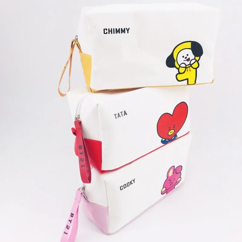รูปสินค้า กระเป๋าใส่เครื่องเขียนลายการ์ตูน BT21 น่ารัก