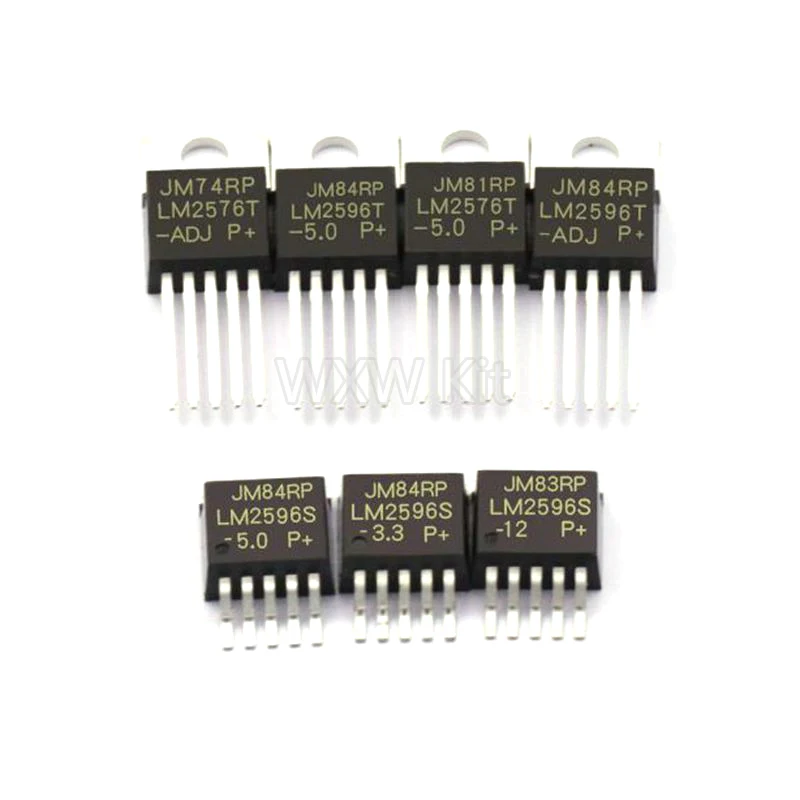 10Pcs/Lot Lm2596T-Adj Lm2596 Lm2596T Voltage Regulators - Switng Regulators 150 Khz 3A Ep-Down Vltg Reg To-220-5 In Stock