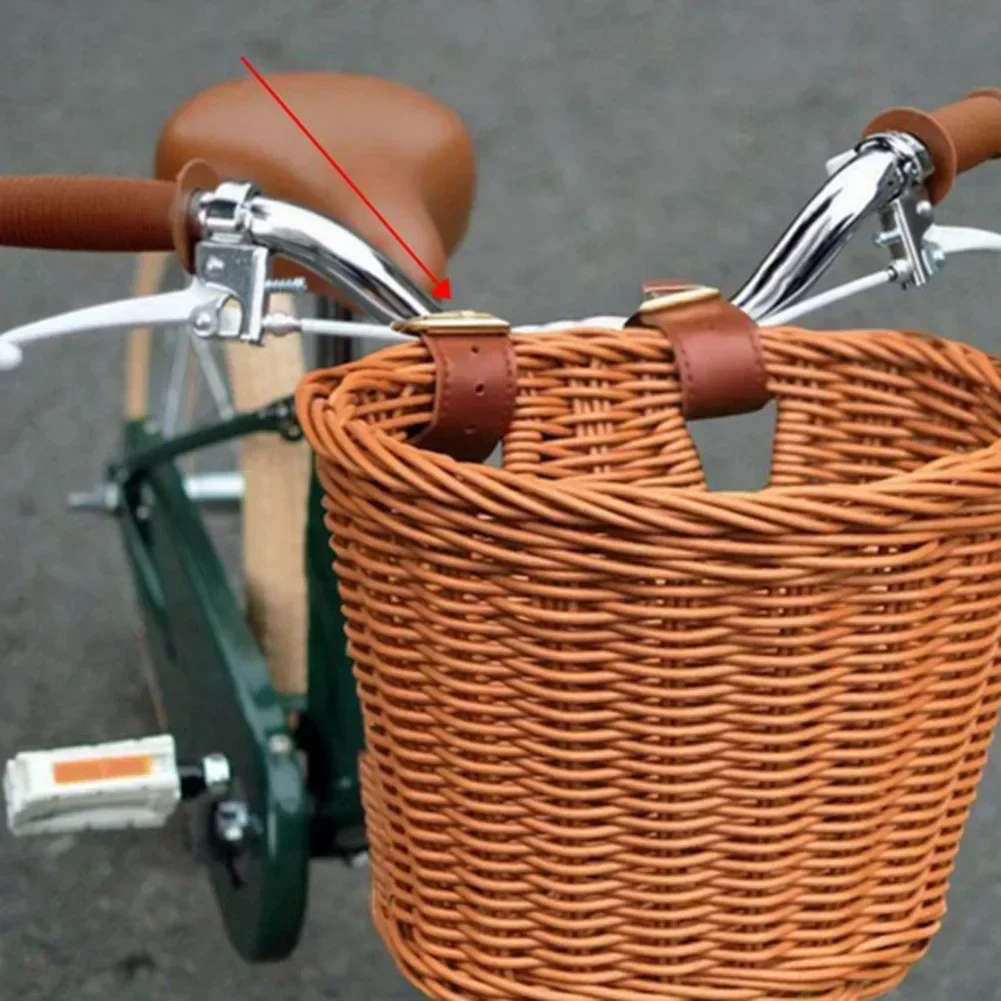 Leather Adjustable Leather Basket Strap And Remove Brightness Note Package Content Pictures Children S Bicycle