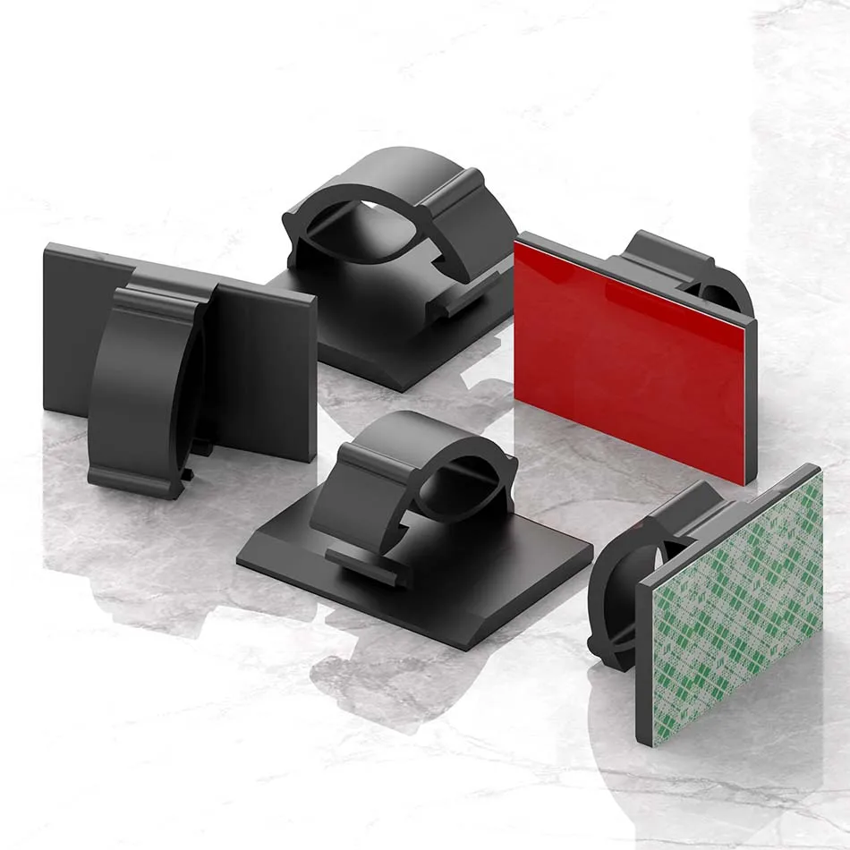 30 Stück Kabelorganisator-Clips Kabelhalter für Schreibtisch Arbeitsplatz Drahtmanager USB-Ladekabel Datenkabel-Aufwickler Kabelmanagement – Detail 3