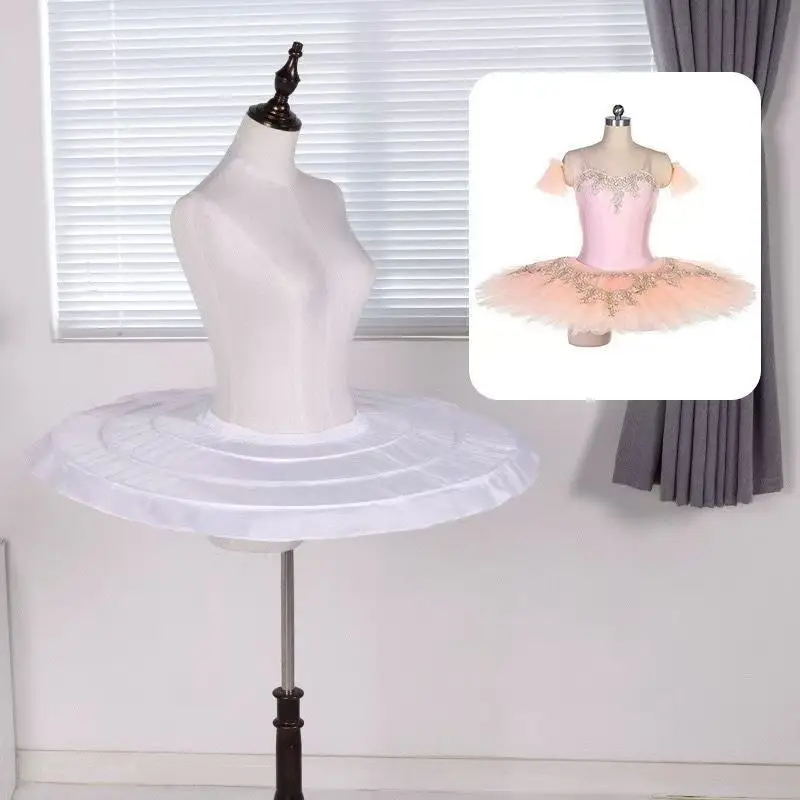 Petticoat Skirt Petticoat Underskirt Wedding Underskirt Lolita Petticoat Wedding Petticoat Ball Gown Ballet Underskirt Short Dress Cosplay Petticoat Three Bones Puffy Lolita Petticoat Rockabilly Crinoline