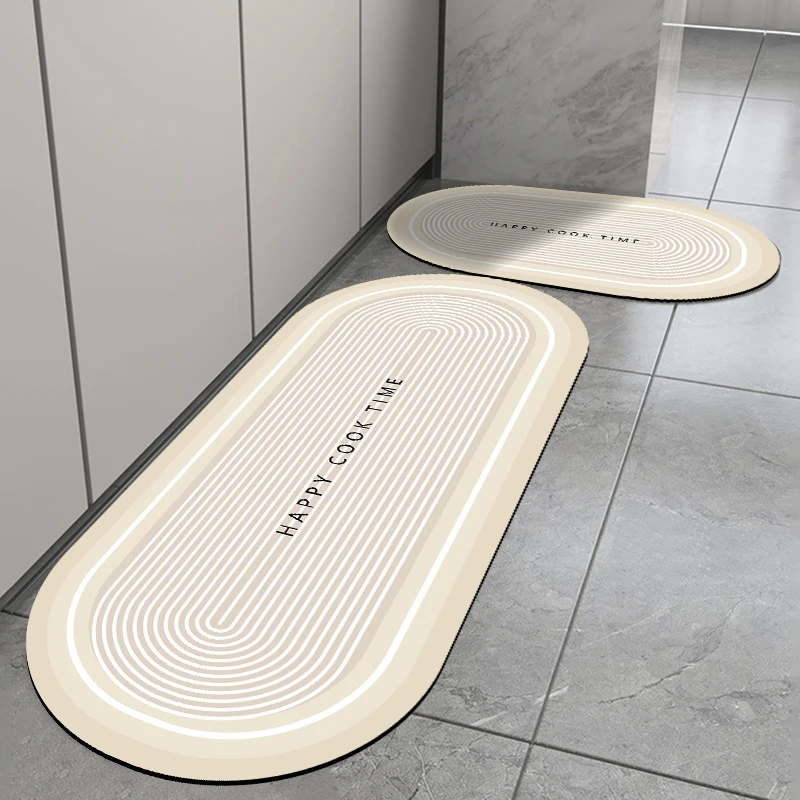 Rubber Kitchen Mat Long Napa Skin Area Rug Bathroom Kitchen Absorbent