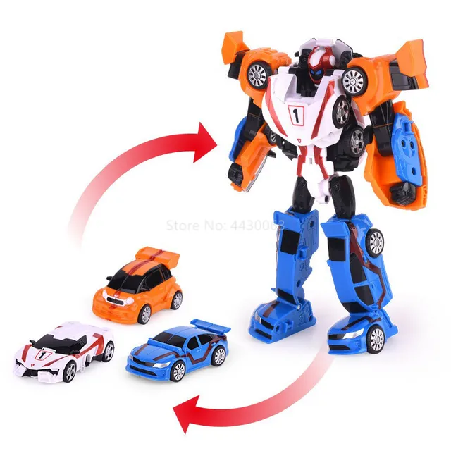 6 In 1 Mini Tobot Transformation Robot Toys Korea Cartoon Brothers Anime  Tobot Deformation Car Engineering Vehicle Toys - Action Figures - AliExpress