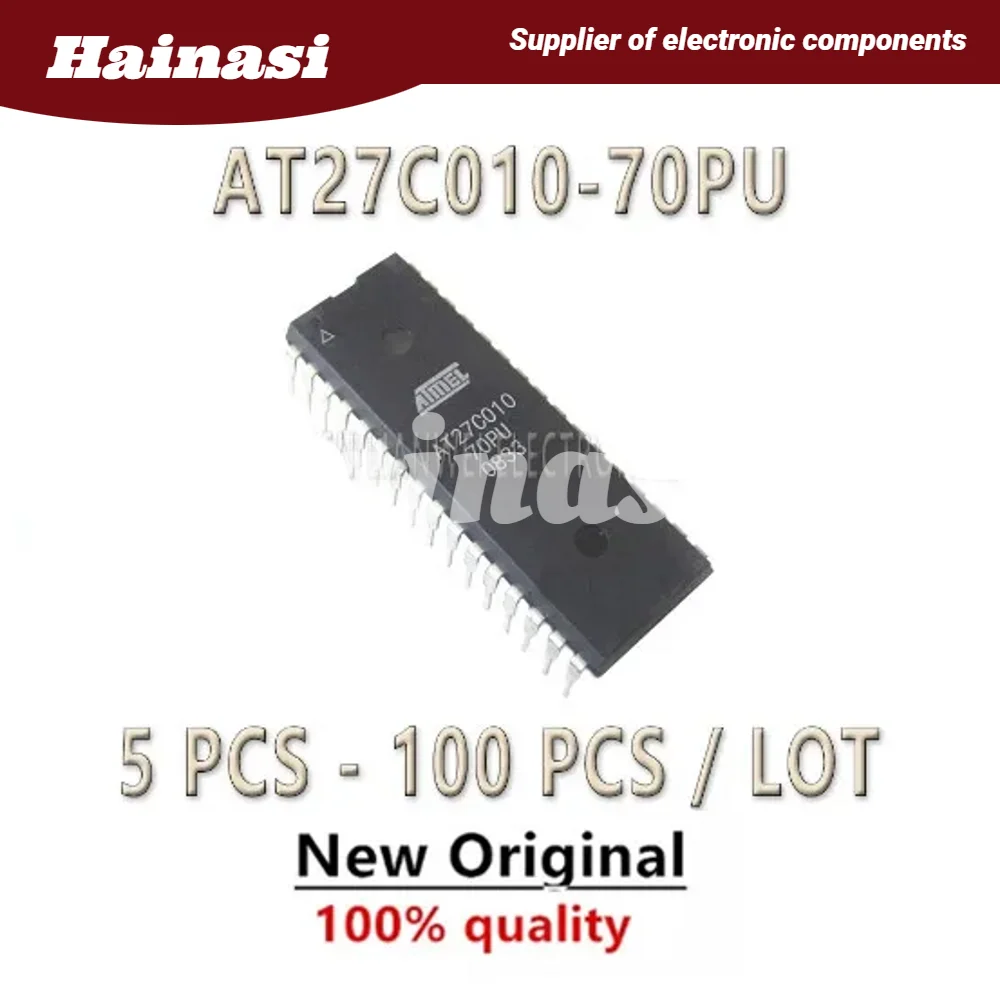 

(5pcs)AT27C010-70PU AT27C010 AT27C AT27 IC Chip DIP-32
