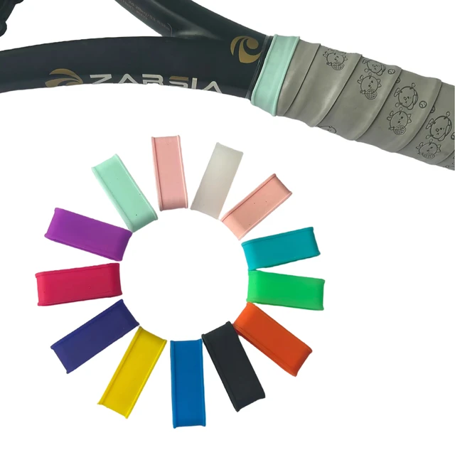 Candy Color Silicone Grip Ring for Tennis Racket Overgrip Sealing Ring Fixed Bands 5