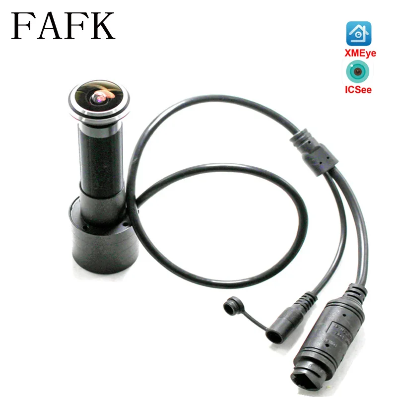 

XMEYE 1080P HD Door Eye Hole H.265 1.78mm Lens Wide Angle Degree CCTV Network Mini Peephole POE Door IP Camera P2P Onvif Audio