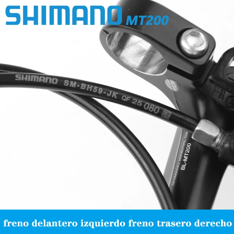 Shimano-freno de disco hidráulico BR BL MT200 para bicicleta de