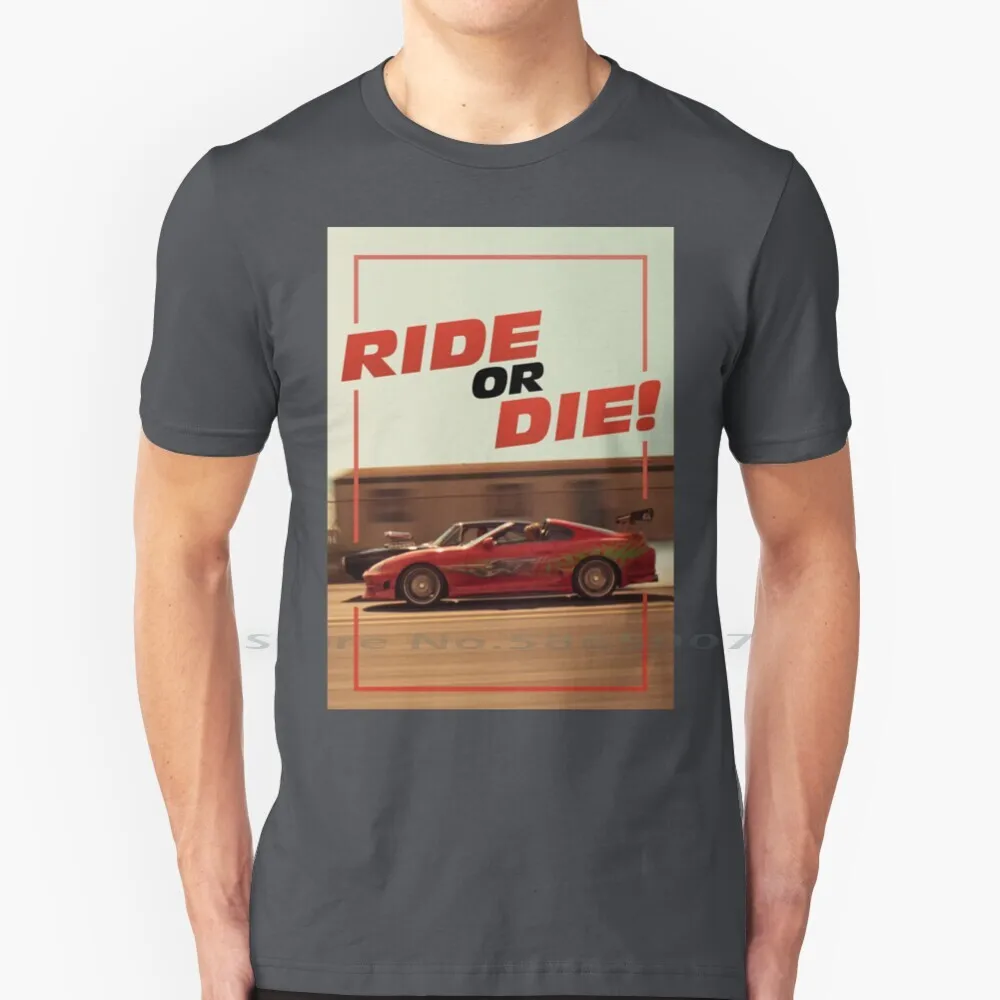Cavalca O Muore! Maglietta V5 Cotton 6Xl 2Fast 2Furious The Fast And Furious Tokyo Drift Fast Five Fast And Furious 6 Furious 7 The