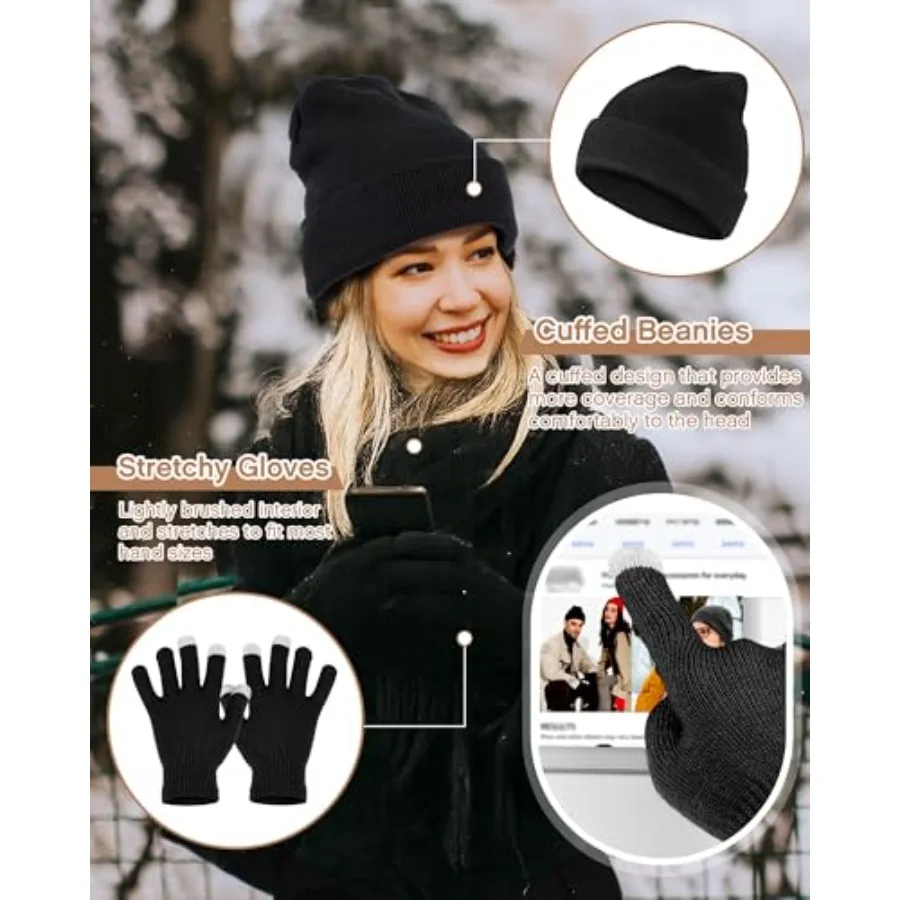 40 Pcs Sleeping Bags For Adult Bulk With Winter Beanie Hat Touch Screen Gloves Scarves Waterproof Cotton Liner Cold_voghion.com